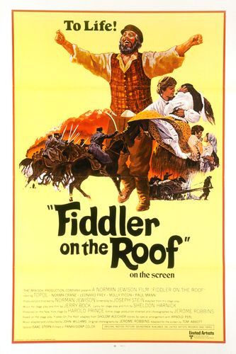 the movie poster: Fiddler on the Roof (1971) ver3