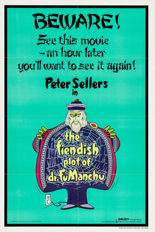 the movie poster: The Fiendish Plot of Dr. Fu Manchu (1980)