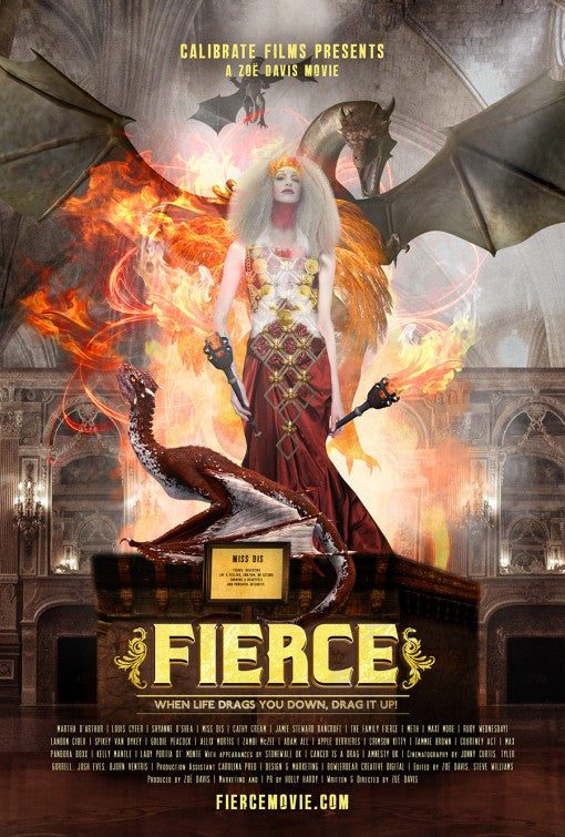 1000 piece jigsaw puzzle for the movie poster: Fierce (2016) ver6