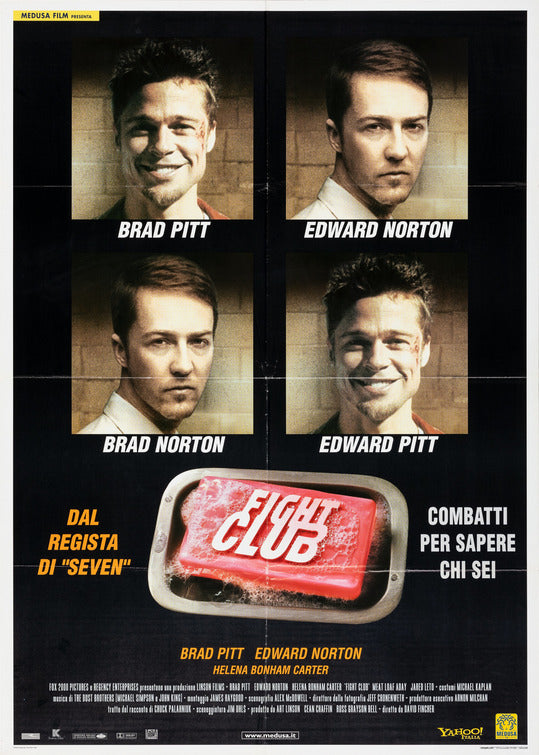 1000 piece jigsaw puzzle for the movie poster: Fight Club (1999) ver5