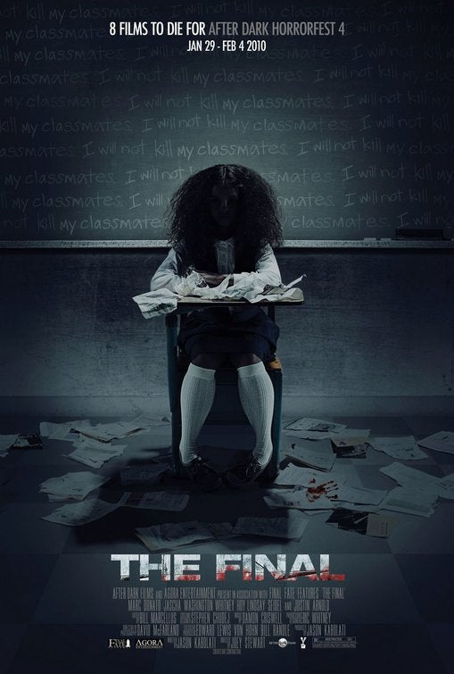 1000 piece jigsaw puzzle for the movie poster: The Final (2010)