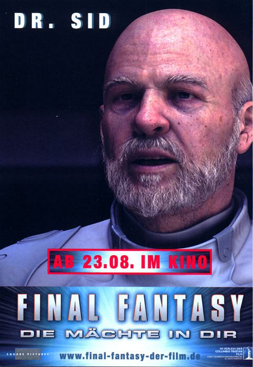 the movie poster: Final Fantasy: The Spirits Within (2001) ver4