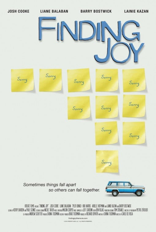 1000 piece jigsaw puzzle for the movie poster: Finding Joy (2013)