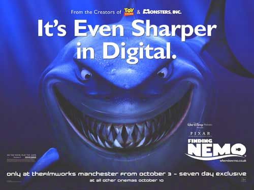 the movie poster: Finding Nemo (2003) ver6