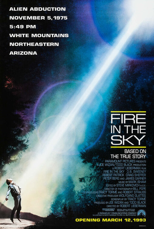 the movie poster: Fire in the Sky (1993)