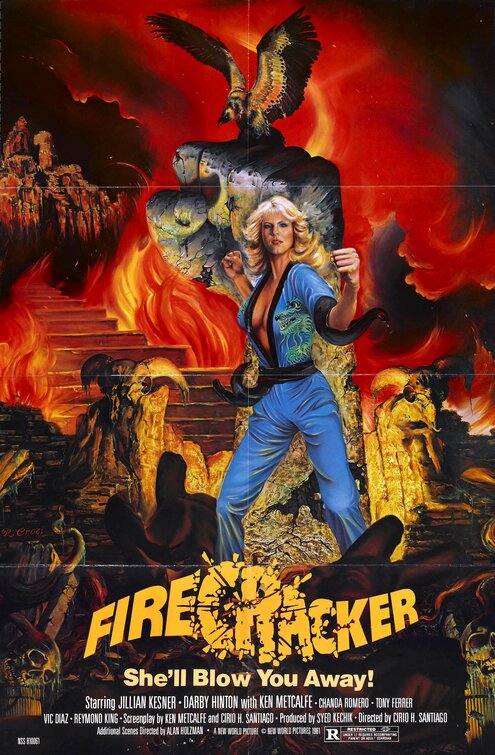 1000 piece jigsaw puzzle for the movie poster: Firecracker (1981)