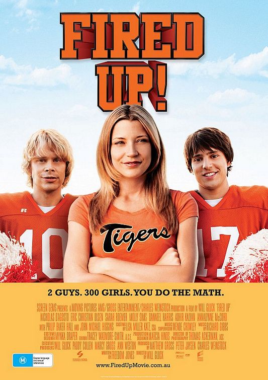 1000 piece jigsaw puzzle for the movie poster: Fired Up (2009) ver2