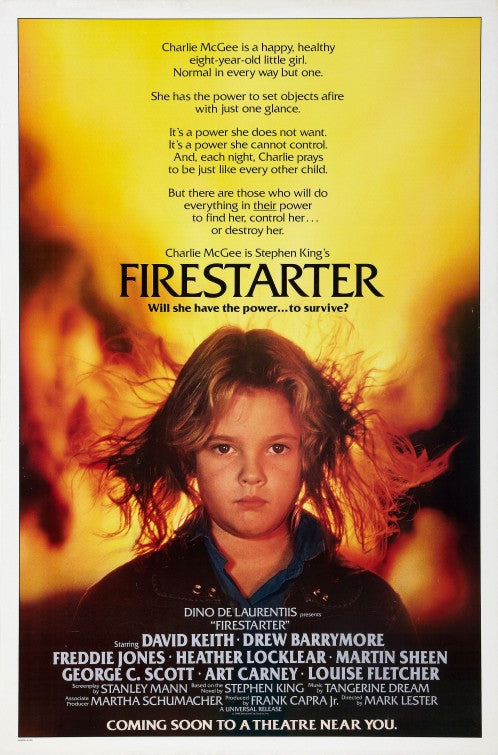 the movie poster: Firestarter (1984)