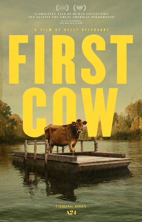 1000 piece jigsaw puzzle for the movie poster: First Cow (2020)