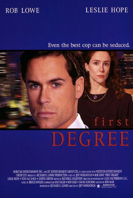 the movie poster: First Degree (1996)