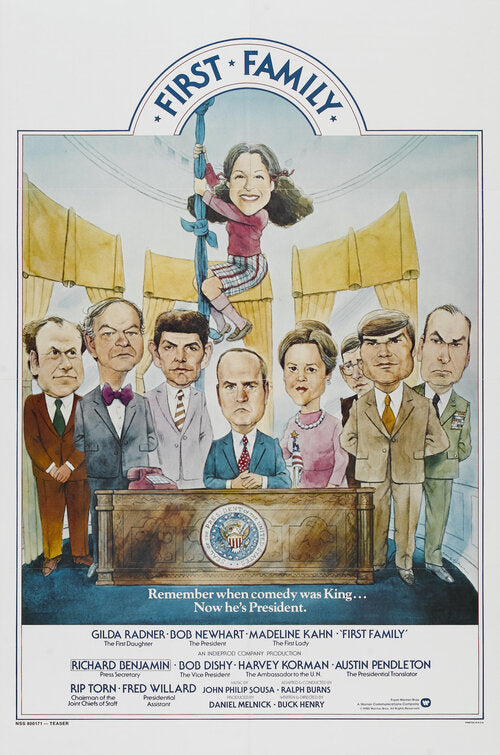 the movie poster: First Family (1980)