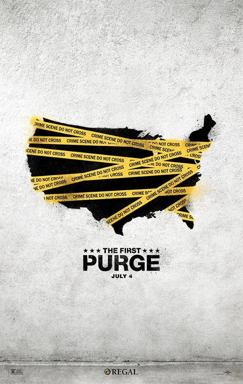 1000 piece jigsaw puzzle for the movie poster: The First Purge (2018) ver12