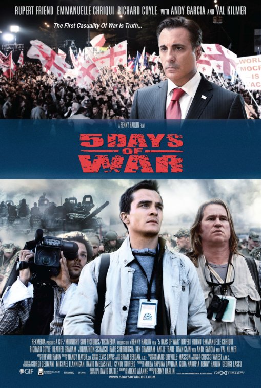 1000 piece jigsaw puzzle for the movie poster: 5 Days of War (2011) ver4