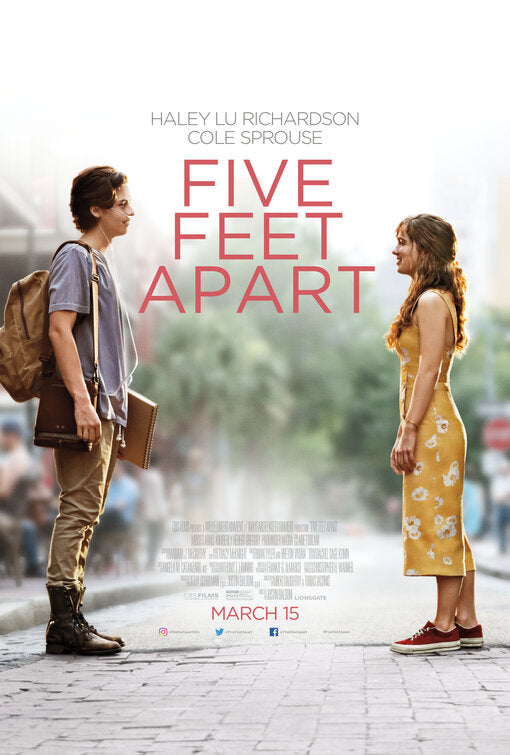 1000 piece jigsaw puzzle for the movie poster: Five Feet Apart (2019) ver2