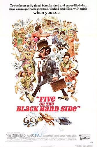 the movie poster: Five on the Black Hand Side (1973)