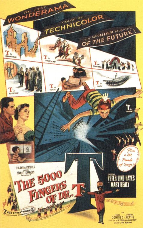 the movie poster: The 5,000 Fingers of Dr. T. (1953)