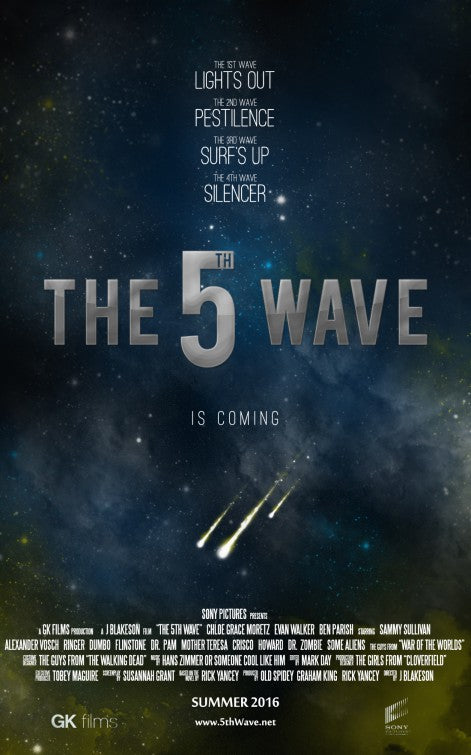 1000 piece jigsaw puzzle for the movie poster: The 5th Wave (2016)