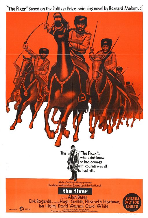 1000 piece jigsaw puzzle for the movie poster: The Fixer (1968)