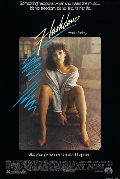 the movie poster: Flashdance (1983)