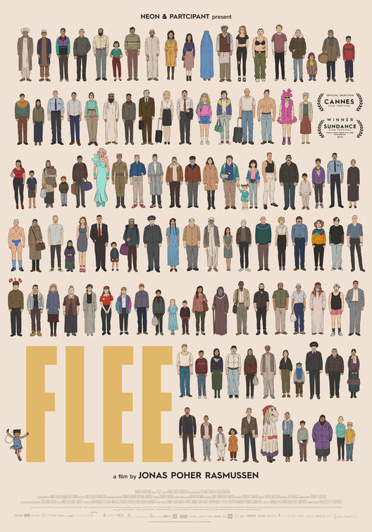 1000 piece jigsaw puzzle for the movie poster: Flee (2021) ver2