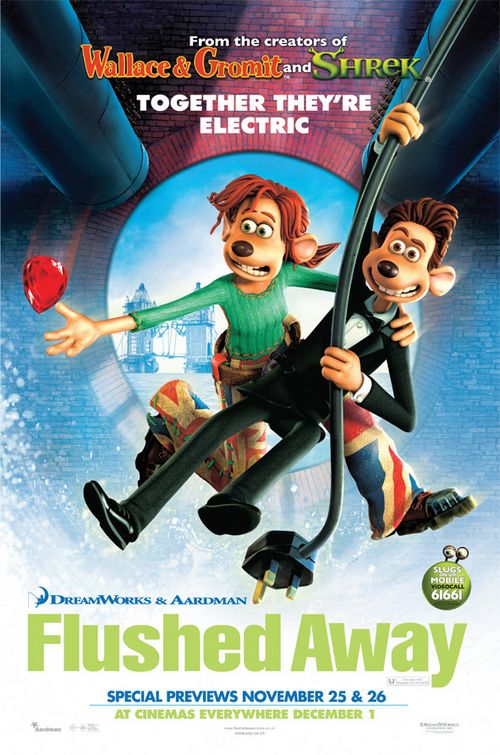 the movie poster: Flushed Away (2006) ver6
