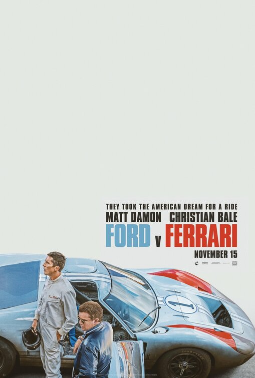 1000 piece jigsaw puzzle for the movie poster: Ford v. Ferrari (2019)