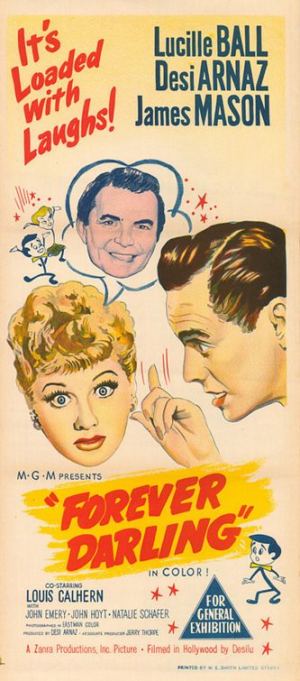 the movie poster: Forever, Darling (1956) ver2