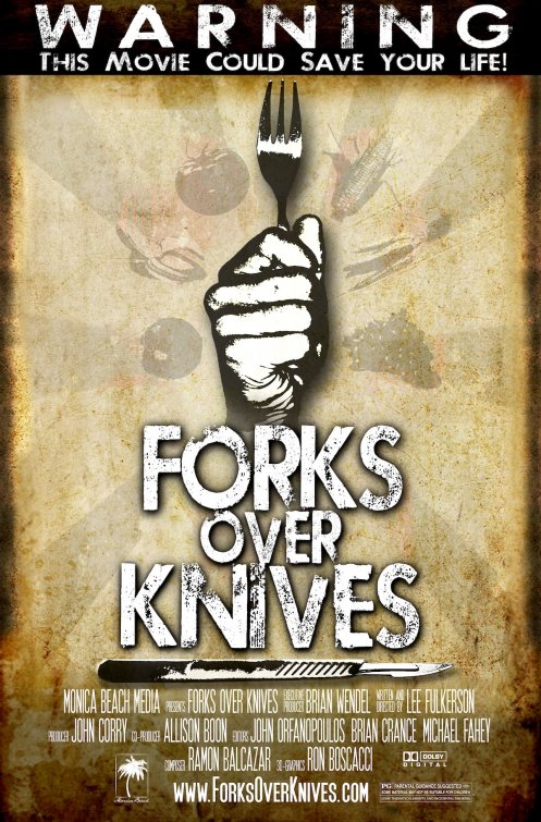 1000 piece jigsaw puzzle for the movie poster: Forks Over Knives (2011)