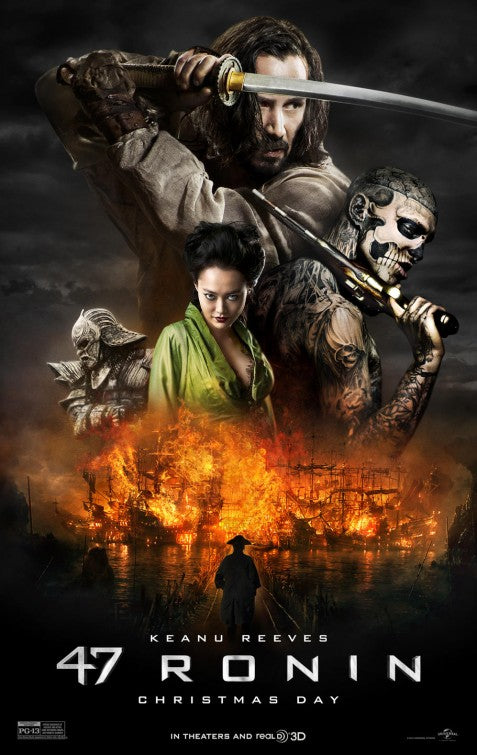 1000 piece jigsaw puzzle for the movie poster: 47 Ronin (2013) ver7