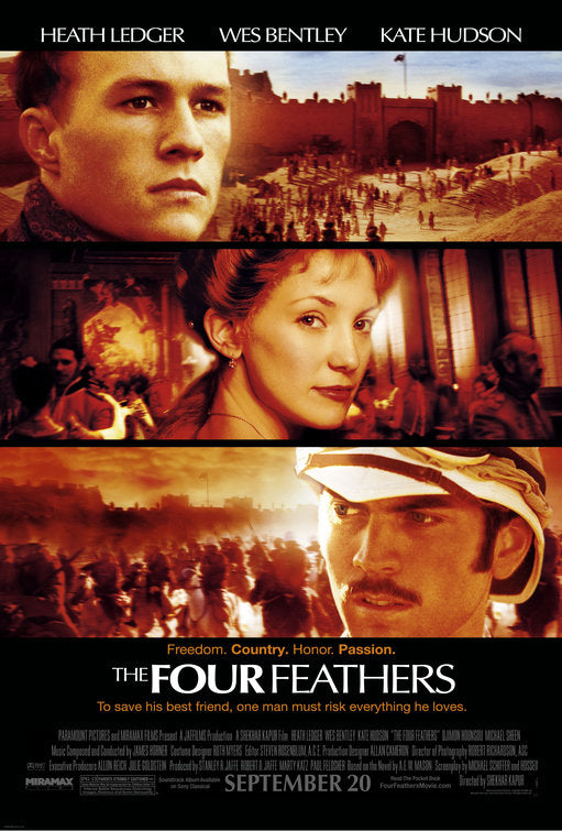 the movie poster: The Four Feathers (2002)