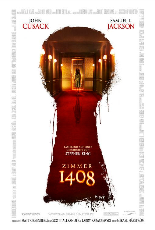 the movie poster: 1408 (2007) ver2