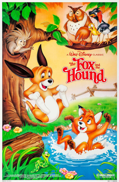 the movie poster: The Fox and the Hound (1981) ver2
