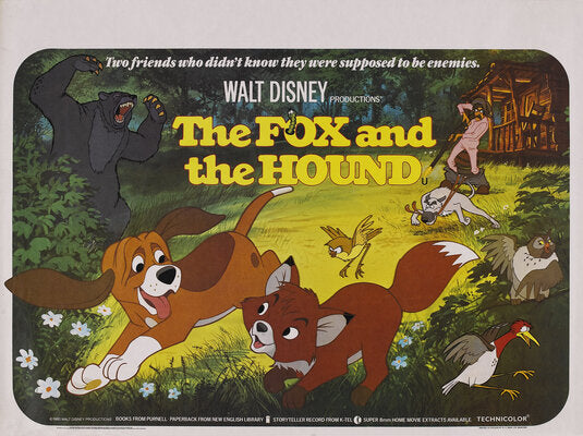 1000 piece jigsaw puzzle for the movie poster: The Fox and the Hound (1981) ver3