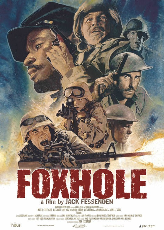 1000 piece jigsaw puzzle for the movie poster: Foxhole (2022)