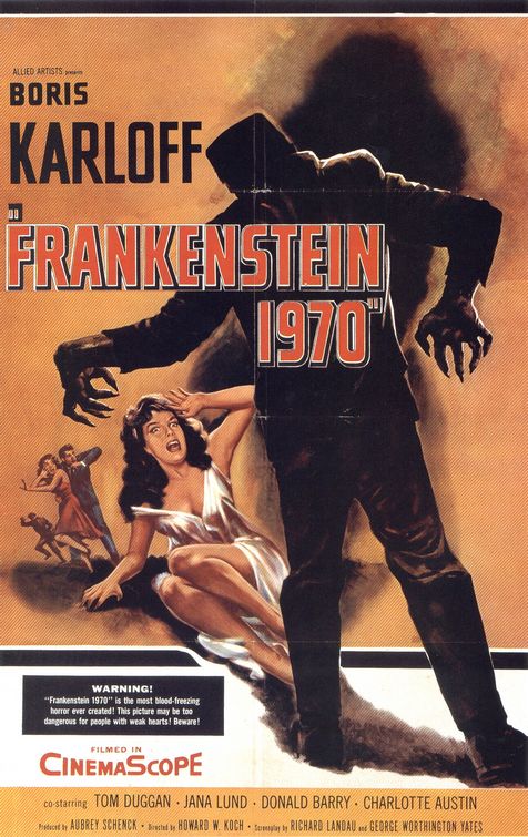 the movie poster: Frankenstein - 1970 (1958)