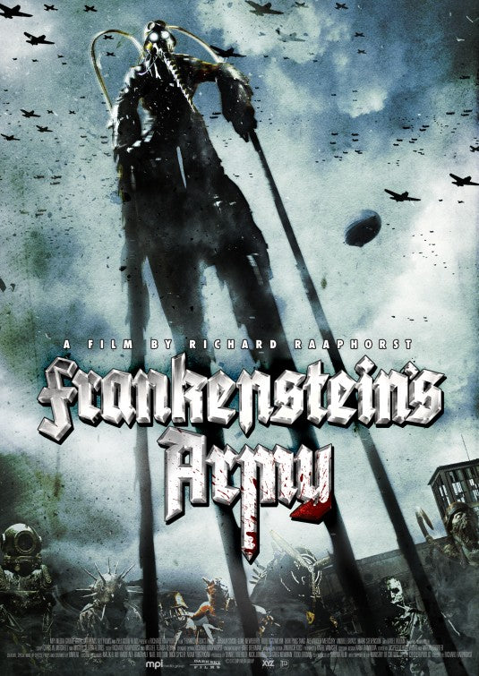 1000 piece jigsaw puzzle for the movie poster: Frankenstein's Army (2013) ver2