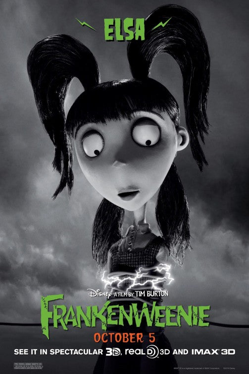 1000 piece jigsaw puzzle for the movie poster: Frankenweenie (2012) ver11