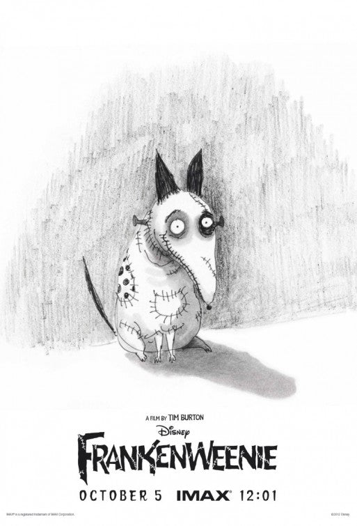 1000 piece jigsaw puzzle for the movie poster: Frankenweenie (2012) ver14