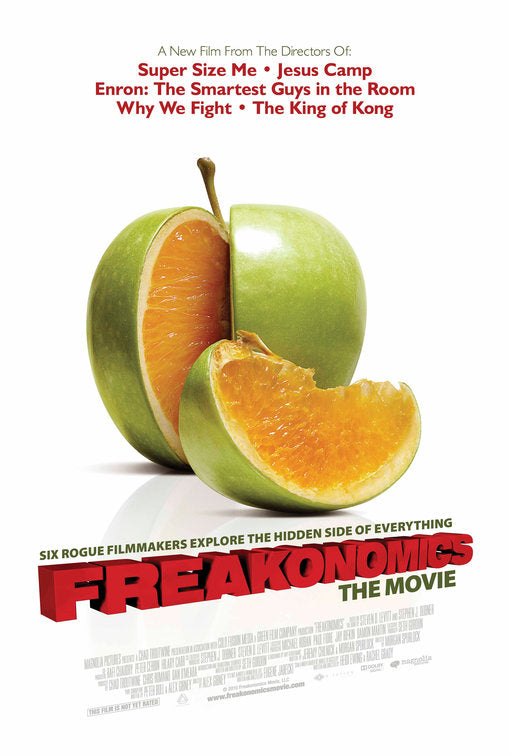 1000 piece jigsaw puzzle for the movie poster: Freakonomics (2010)