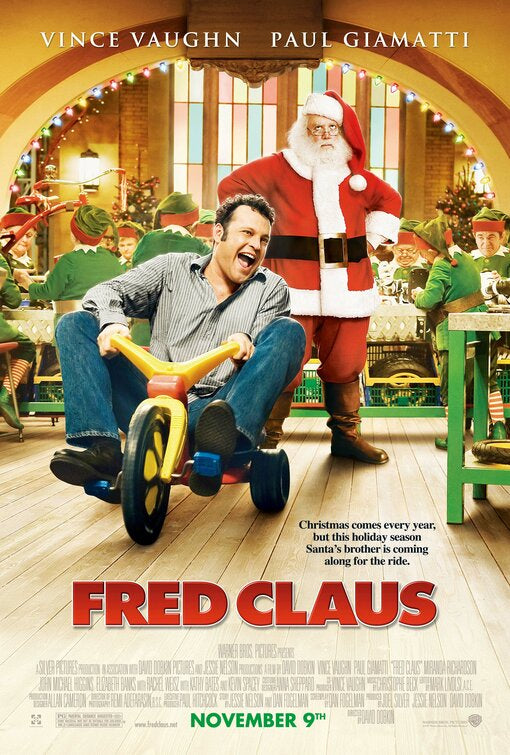 the movie poster: Fred Claus (2007) ver6