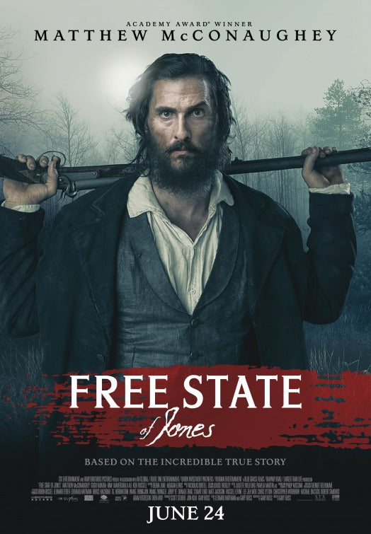 1000 piece jigsaw puzzle for the movie poster: Free State of Jones (2016) ver2