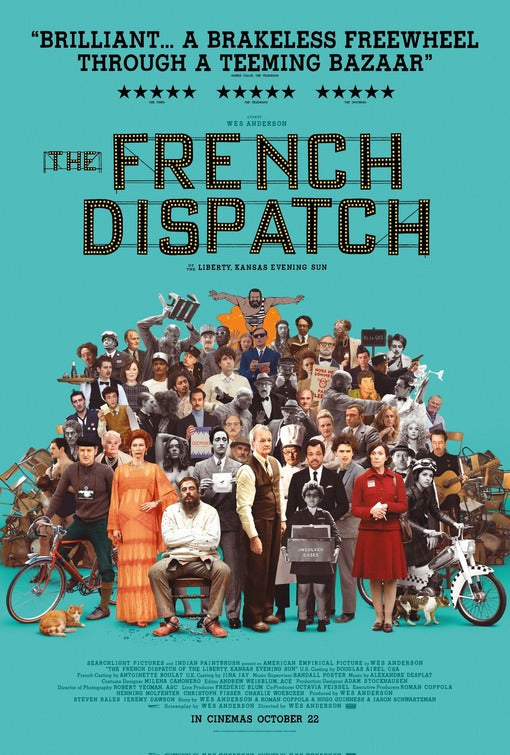 1000 piece jigsaw puzzle for the movie poster: The French Dispatch (2021) ver2