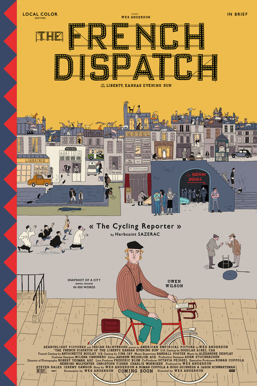 1000 piece jigsaw puzzle for the movie poster: The French Dispatch (2021) ver3