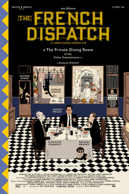 1000 piece jigsaw puzzle for the movie poster: The French Dispatch (2021) ver6