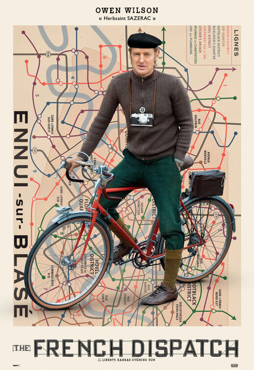1000 piece jigsaw puzzle for the movie poster: The French Dispatch (2021) ver8