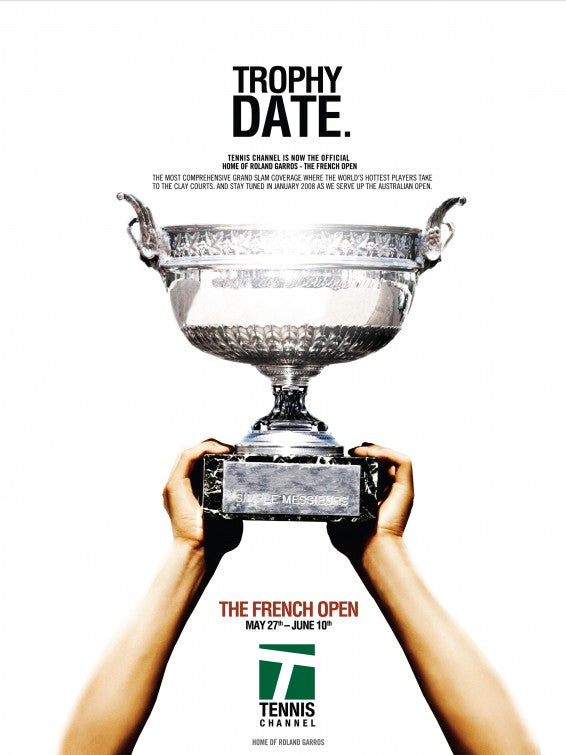 1000 piece jigsaw puzzle for tv poster: The French Open