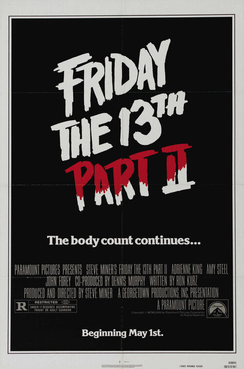 the movie poster: Friday the 13th Part 2 (1981)