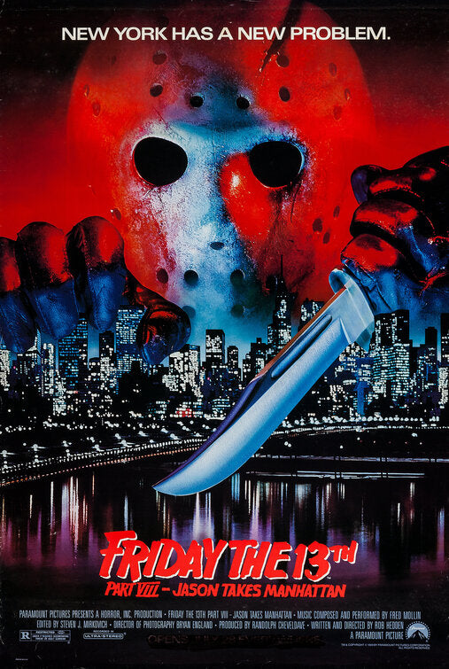 the movie poster: Friday the 13th Part VIII (1989) ver2