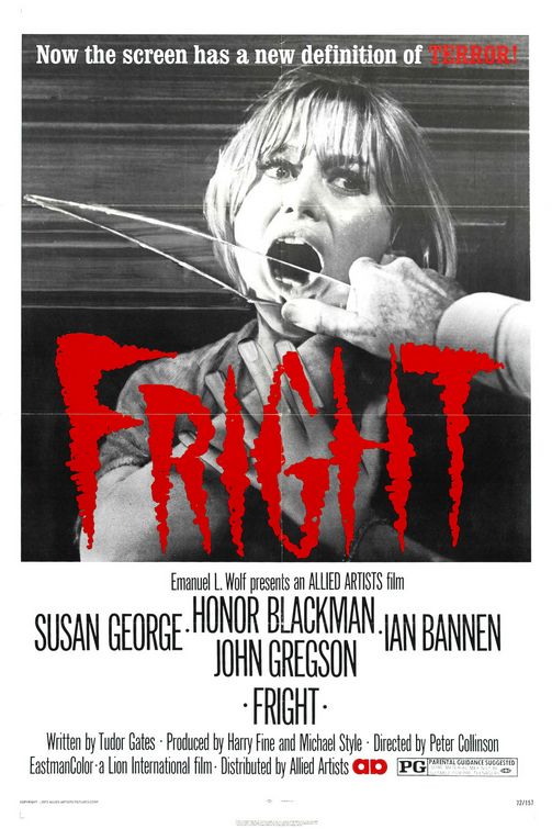 the movie poster: Fright (1972)