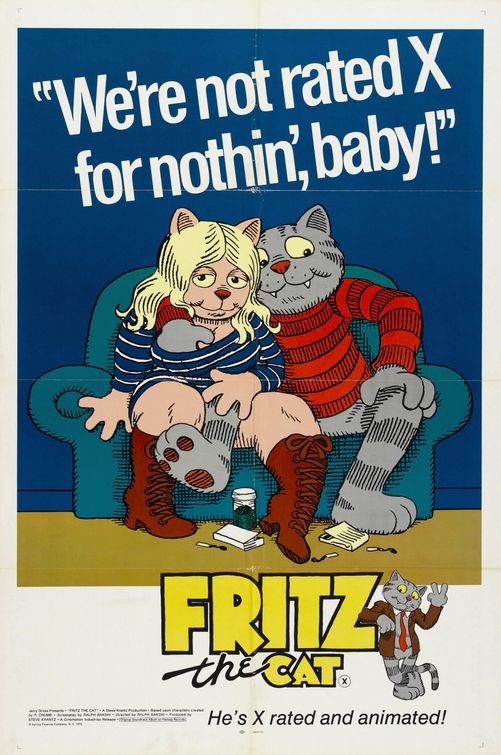the movie poster: Fritz the Cat (1972)
